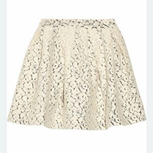NWT Elizabeth and James Ivory Lace A-Line Skirt